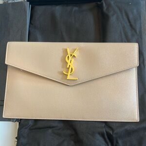 YSL envelope clutch